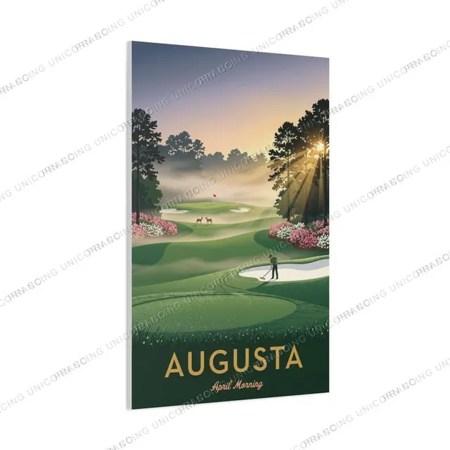 Augusta — April Morning travel poster