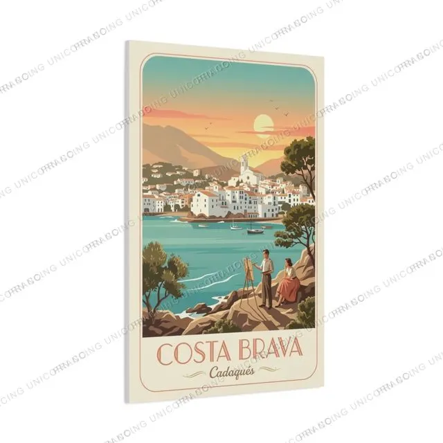 Costa Brava — Cadaqués travel poster