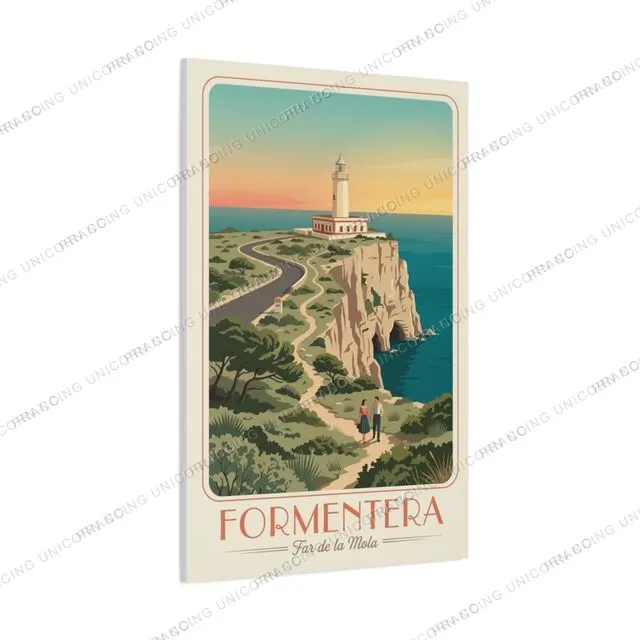 Formentera — Far de la Mola Lighthouse travel poster