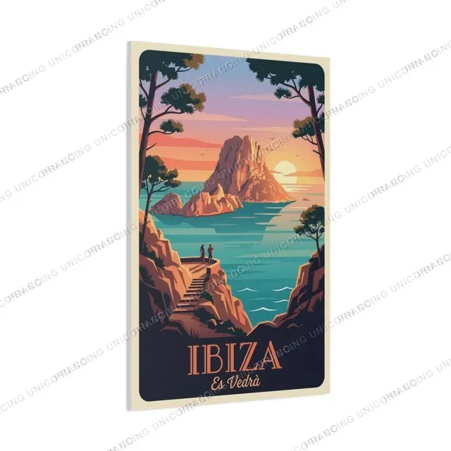 Ibiza — Es Vedrà travel poster