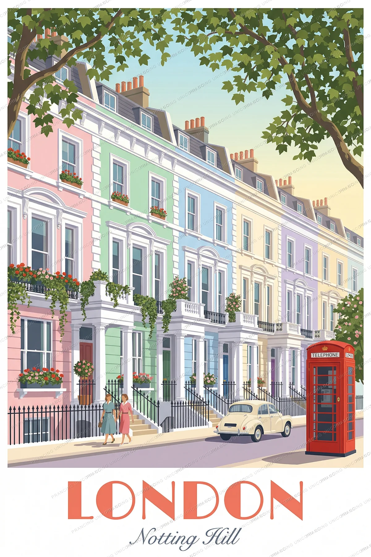 London travel poster