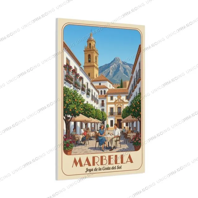 Marbella — Joya de la Costa del Sol travel poster