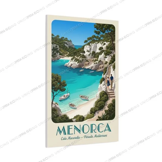 Menorca — Cala Macarella travel poster