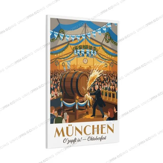 Munich — Oktoberfest travel poster