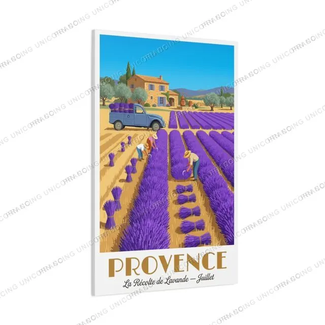 Provence — La Récolte de Lavande travel poster